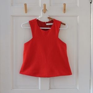 Red crop top by indie designer | XS/Small